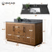 60" Single Sink Bathroom Vanity with Sink and Top, With Soft Closing Doors - HomeBeyond