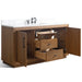 60" Single Sink Bathroom Vanity with Sink and Top, With Soft Closing Doors - HomeBeyond
