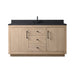 60" Single Sink Bathroom Vanity with Sink and Top, With Soft Closing Doors - HomeBeyond