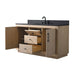 60" Single Sink Bathroom Vanity with Sink and Top, With Soft Closing Doors - HomeBeyond