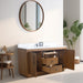60" Single Sink Bathroom Vanity with Sink and Top, With Soft Closing Doors - HomeBeyond