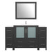 60" Single Sink Modern Bathroom Vanity Set with Ceramic Top & Free Mirror – Large Storage Cabinet with 8 Drawers VA3036-60 - HomeBeyond
