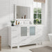 60" Single Sink Modern Bathroom Vanity Set with Ceramic Top & Free Mirror – Large Storage Cabinet with 8 Drawers VA3036-60 - HomeBeyond