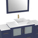 60" Single Sink Modern Bathroom Vanity Set with Engineered Marble Top & Free Mirror – Storage Cabinet with 8 Drawers VA3136-60 - HomeBeyond