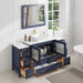 60" Single Sink Modern Bathroom Vanity Set with Engineered Marble Top & Free Mirror – Storage Cabinet with 8 Drawers VA3136-60 - HomeBeyond