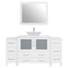 60" Single Sink Modern Bathroom Vanity Set with Engineered Marble Top & Free Mirror – Storage Cabinet with 8 Drawers VA3136-60 - HomeBeyond