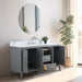 60" Single Sink Modern Freestanding Bathroom Vanity Set with Arabescato White Engineered Marble Top – Storage Cabinet with Soft-Closing Doors & Drawers VA9060S - HomeBeyond