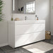 60" Single Sink Modern Freestanding Bathroom Vanity Set with White Engineered Stone Top – Storage Cabinet with Soft-Closing Drawers VA6060WF - HomeBeyond