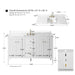 60" Single Sink Modern Freestanding Solid Wood Bathroom Vanity Set with Engineered Marble Top – Storage Cabinet with Soft-Closing Doors & Drawers VA9160S - HomeBeyond