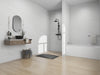 60" x 30" Alcove Soaking Acrylic Bathtub with 3 Side Tiling Flange - HomeBeyond