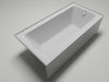 60" x 30" Alcove Soaking Acrylic Bathtub with 3 Side Tiling Flange - HomeBeyond
