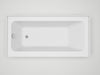 60" x 30" Alcove Soaking Acrylic Bathtub with 3 Side Tiling Flange - HomeBeyond