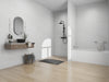 60" x 32" Alcove Soaking Acrylic Bathtub with 3 Side Tiling Flange - HomeBeyond