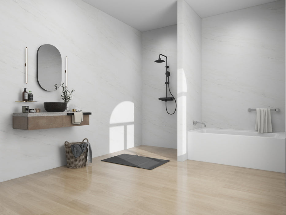 60" x 32" Alcove Soaking Acrylic Bathtub with 3 Side Tiling Flange - HomeBeyond