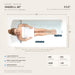60" x 32" Modern Alcove Acrylic Soaking Bathtub with Apron Skirt, Tile Flange & Right Drain VA6301-LR - HomeBeyond