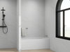 60" x 32" Modern Alcove Soaking Acrylic Bathtub with 3-Side Integral Tiling Flange Right Drain VA6301-LR - HomeBeyond