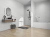 60" x 32" Modern Alcove Soaking Acrylic Bathtub with 3-Side Integral Tiling Flange Right Drain VA6301-LR - HomeBeyond