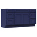 63" Modern Freestanding Oak Bathroom Vanity Base Only – Shaker Style Storage Cabinet with 6 Drawers & 2 Doors VA40153-33-153 - HomeBeyond