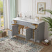 63" Oak Bathroom Vanity Cabinet without Top - 4 Drawers & 3 Doors - HomeBeyond