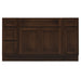 63" Oak Bathroom Vanity Cabinet without Top - 4 Drawers & 3 Doors - HomeBeyond