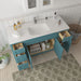 63" Oak Bathroom Vanity Cabinet without Top - 4 Drawers & 3 Doors - HomeBeyond
