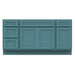 63" Oak Bathroom Vanity Cabinet without Top - 4 Drawers & 3 Doors - HomeBeyond