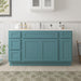 63" Oak Bathroom Vanity Cabinet without Top - 4 Drawers & 3 Doors - HomeBeyond