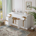 63" Oak Bathroom Vanity Cabinet without Top - 4 Drawers & 3 Doors - HomeBeyond