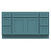 63" Oak Bathroom Vanity Cabinet without Top - 6 Drawers & 2 Doors - HomeBeyond