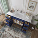 63" Oak Bathroom Vanity Cabinet without Top - 6 Drawers & 2 Doors - HomeBeyond