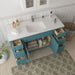 63" Oak Bathroom Vanity Cabinet without Top - 6 Drawers & 2 Doors - HomeBeyond