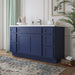 63" Oak Bathroom Vanity Cabinet without Top - 6 Drawers & 2 Doors - HomeBeyond
