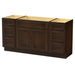 63" Oak Bathroom Vanity Cabinet without Top - 6 Drawers & 2 Doors - HomeBeyond
