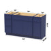 63" Plywood Bathroom Vanity Cabinet without Top - 4 Drawers & 3 Doors - HomeBeyond