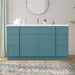63" Plywood Bathroom Vanity Cabinet without Top - 6 Drawers & 2 Doors - HomeBeyond