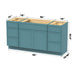 66" Modern Freestanding Birch & Plywood Bathroom Vanity Base Only – Shaker Style Storage Cabinet with 6 Drawers & 2 Soft-Closing Doors VA41153-36-153 - HomeBeyond