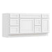 66" Modern Freestanding Oak Bathroom Vanity Base Only – Shaker Style Storage Cabinet with 6 Drawers & 2 Doors VA40153-362R-151 - HomeBeyond