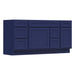 66" Modern Freestanding Oak Bathroom Vanity Base Only – Shaker Style Storage Cabinet with 6 Drawers & 2 Doors VA40153-362R-151 - HomeBeyond
