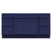 66" Oak Bathroom Vanity Cabinet without Top - 6 Drawers & 2 Doors - HomeBeyond