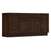 66" Oak Bathroom Vanity Cabinet without Top - 6 Drawers & 2 Doors - HomeBeyond