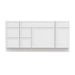 66" Plywood Bathroom Vanity Cabinet without Top - 6 Drawers & 2 Doors - HomeBeyond