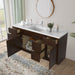 66" Plywood Bathroom Vanity Cabinet without Top - 6 Drawers & 2 Doors - HomeBeyond