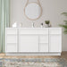 66" Plywood Bathroom Vanity Cabinet without Top - 6 Drawers & 2 Doors - HomeBeyond