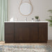 66" Plywood Bathroom Vanity Cabinet without Top - 6 Drawers & 2 Doors - HomeBeyond