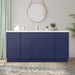 66" Plywood Bathroom Vanity Cabinet without Top - 6 Drawers & 2 Doors - HomeBeyond