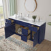 66" Plywood Bathroom Vanity Cabinet without Top - 6 Drawers & 2 Doors - HomeBeyond