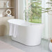 67" x 29" Freestanding Acrylic Bathtub - HomeBeyond