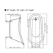 67" x 30" Freestanding Acrylic Bathtub Modern Stand Alone Soaking Tub - HomeBeyond