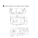 67" x 31" Freestanding Acrylic Bathtub, Contemporary Design Soaking Tub with Overflow and Pop-up Drain - HomeBeyond