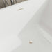 67" x 31" Modern Acrylic Rectangular Flat Bottom Freestanding Soaking Bathtub Center Drain VA6821-L - HomeBeyond